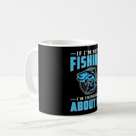 Liebe Fischerei Fischfang Fisch Funny Gift Kaffeetasse (Vorderseite Links)