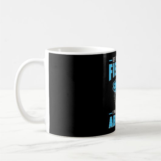 Liebe Fischerei Fischfang Fisch Funny Gift Kaffeetasse (Links)