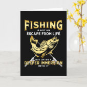 Liebe Fischfang Fisch Fisch Fisch Funny Gift Karte (Gelbe Blume)
