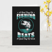Liebe Fischfang Fischerei Fisch Funny Gift Karte (Gelbe Blume)