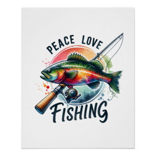 Liebe Fischfang Poster