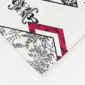 Liebe, Fischnetz, Flickwerk Fleecedecke (Ecke)