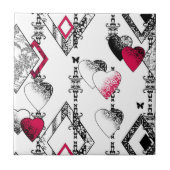 Liebe, Fischnetz, Flickwerk Fliese (Vorderseite)