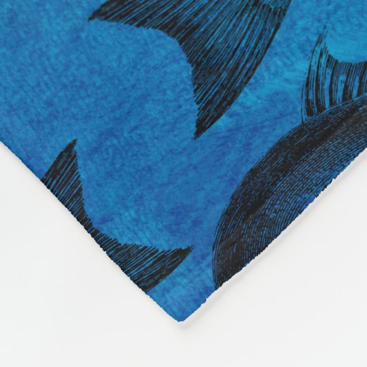 Liebe, Fishermans zu fischen Vintag Fleecedecke (Ecke)