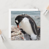 Liebe-Flachgrüßkarte Karte (Vorderseite/Rückseite Beispiel)