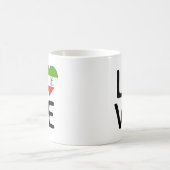 Liebe - Flag für äquatoriale Guinea Kaffeetasse (Mittel)