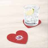 Liebe-Flag für Armenische Rote Buchstaben Personal Untersetzer (Vor Ort)