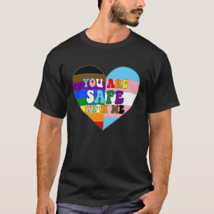 Liebe-Flag für den Fortschritt LGBTQ+ Sie sind sic T-Shirt