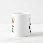 Liebe - Flagge Brunei Kaffeetasse (Mittel)