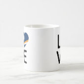 Liebe - Flagge der Marshallinseln Kaffeetasse (Mittel)