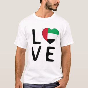 Liebe - Flagge der Vereinigten Arabischen Emirate T-Shirt