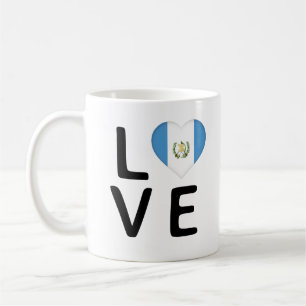 Liebe - Flagge Guatemalas Kaffeetasse