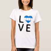 Liebe - Flagge Honduras T-Shirt (Vorderseite)