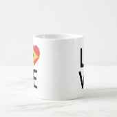 Liebe - Flagge Osttimors Kaffeetasse (Mittel)