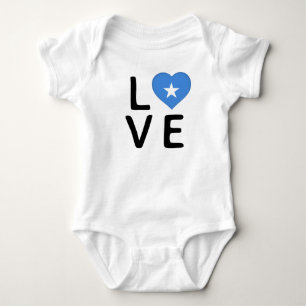 Liebe - Flagge Somalias Baby Strampler