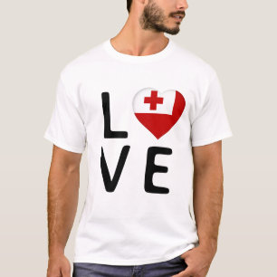 Liebe - Flagge Tonga T-Shirt