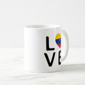 Liebe - Flagge Venezuelas Kaffeetasse (VorderseiteRechts)