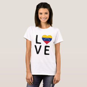 Liebe - Flagge Venezuelas T-Shirt
