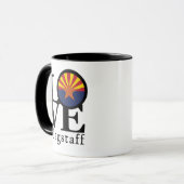 LIEBE Flagstaff Aizona 11oz Tasse (Vorderseite Links)