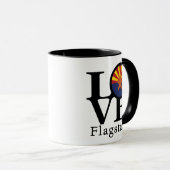 LIEBE Flagstaff Aizona 11oz Tasse (VorderseiteRechts)