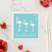 Liebe Flamingo Paper Napkin Serviette (Beispiel)