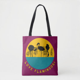 Liebe Flamingos! Tasche