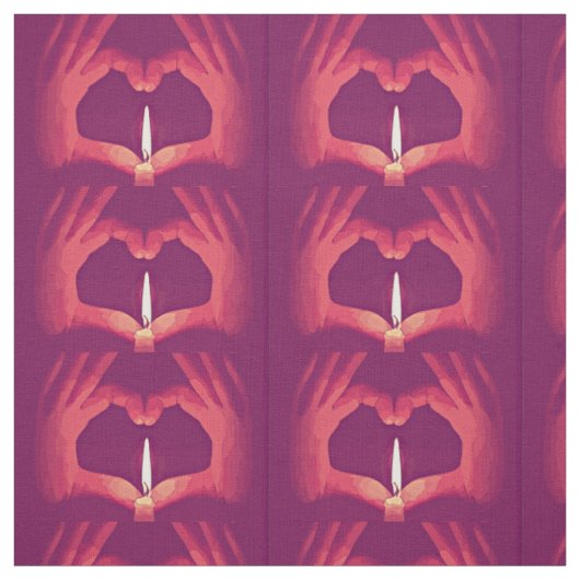 Liebe Flammen Stoff (Muster)