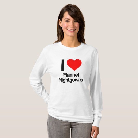 Liebe Flanellnächtchen T-Shirt (Vorne ganz)