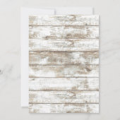 Liebe Flasche Navy Blue Brautparty Einladung (Rückseite)