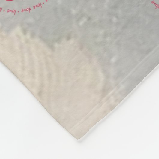 Liebe Fleece Blanket (Ecke)