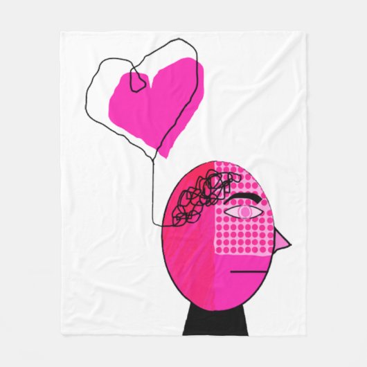 Liebe Fleecedecke (Vorderseite)