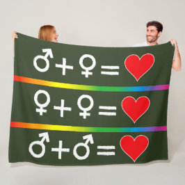 LIEBE FLEECEDECKE