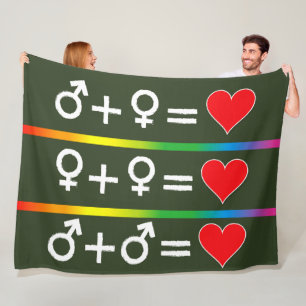 LIEBE FLEECEDECKE