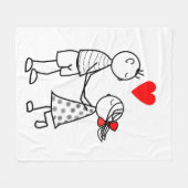 LIEBE FLEECEDECKE (Vorderseite (Horizontal))