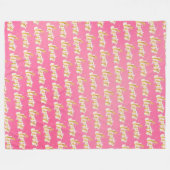 Liebe Fleecedecke (Vorderseite (Horizontal))