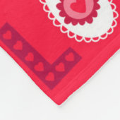 Liebe Fleecedecke (Ecke)