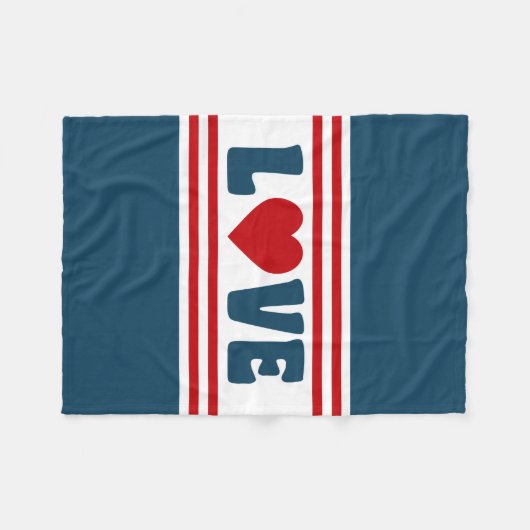 Liebe Fleecedecke (Vorderseite (Horizontal))