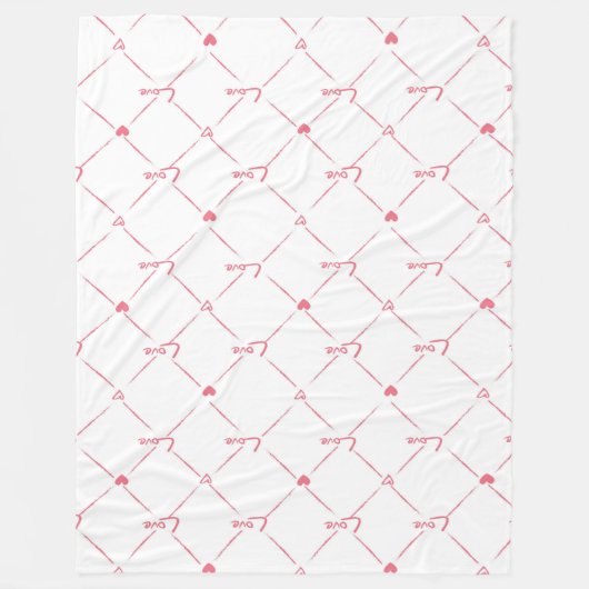 Liebe Fleecedecke (Vorderseite)