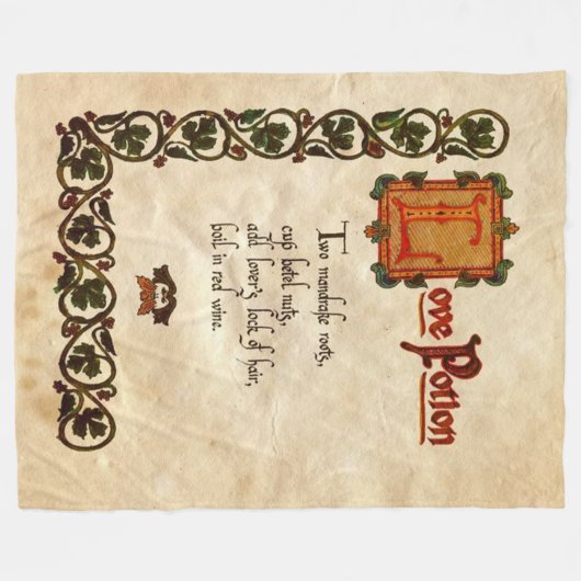 Liebe Fleecedecke (Vorderseite (Horizontal))