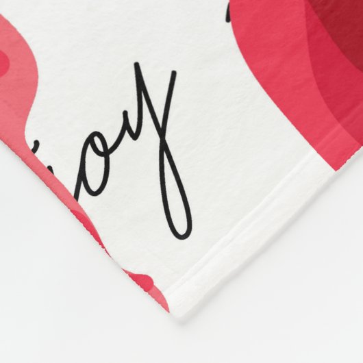 Liebe Fleecedecke (Ecke)