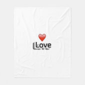 Liebe Fleecedecke (Vorderseite)