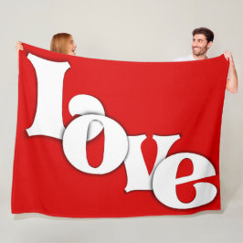 LIEBE FLEECEDECKE