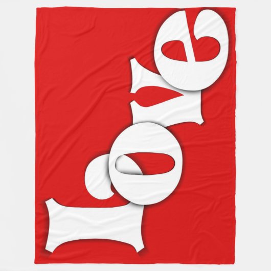 LIEBE FLEECEDECKE (Vorderseite)