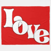 LIEBE FLEECEDECKE (Vorderseite (Horizontal))