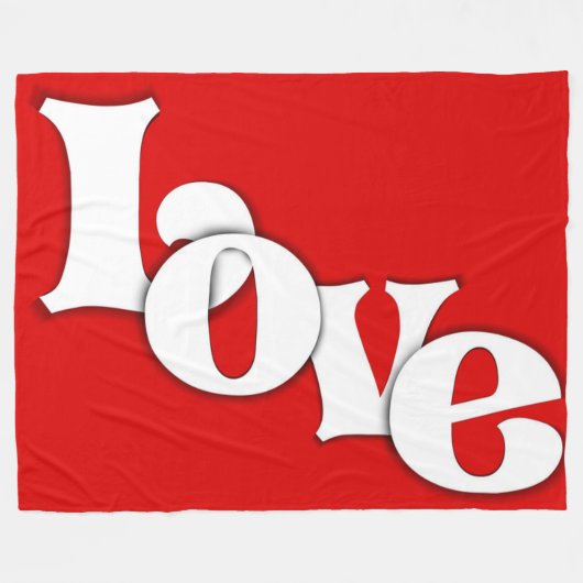 LIEBE FLEECEDECKE (Vorderseite (Horizontal))