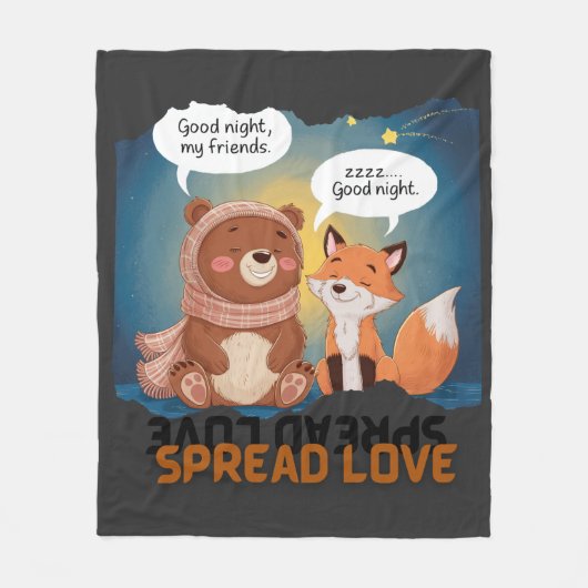 Liebe Fleecedecke (Vorderseite)