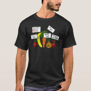 Liebe Fleisch & Kartoffeln Gemüse Und Obst Protest T-Shirt