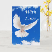 Liebe fliegt herein karte (Gelbe Blume)