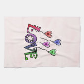 Liebe fliegt hoch geschirrtuch (Horizontal)