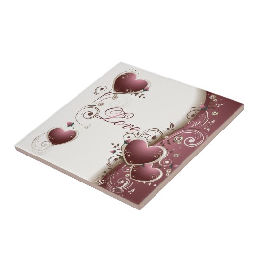 Liebe-Fliese Fliese (Seite)